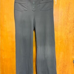 Halara high waisted button front grey pants- front pockets worn a few times